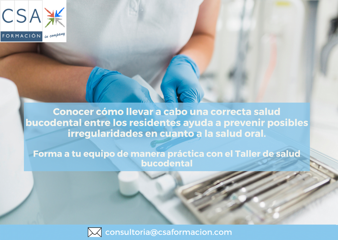 CSA Formación imparte cursos y talleres sobre salud bucodental a